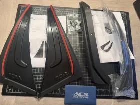48-4-037 ACS COMPOSITE Raw Chevolet Front Rear Chip Guards