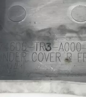 74606-TR3-A000 ACURA Front Right Body Splash Shield Guard Ilx #3