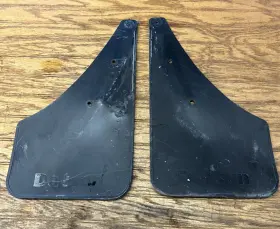 Aftermarket Datsun Rear Mud Flaps Splash Guards Pair Faded