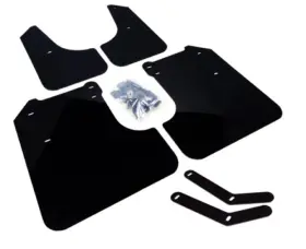 MF6-UR-BLK-BL SUBARU Set Mud Flap Wrx Impreza