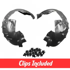 AU1248120 AUDI Front Driver Passenger Fender Liner Set Clips