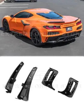 B-MF-677-BKCF AFTERMARKET PRODUCTS Carbon Fiber Front Rear C8