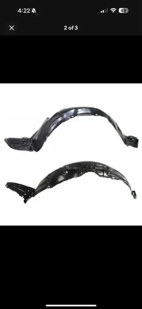 SC01012I-SC01011I SCION Front Driver Passenger Fender Liner