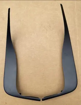 AR-CHVC6RBM AR Cf Rear Splash Guards Mud Flap ZR1 Gs Chevy