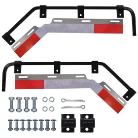 AM503-2 ASTAMOTOR Angled Mud Flap Hanger Bracket Bar Refl Kit