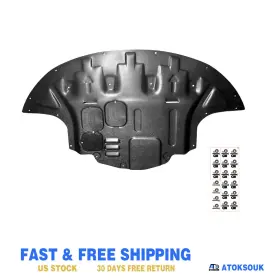 65698 ATOKSOUK Engine Cover Front Splash Guard Mud Flaps