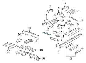 4E0803809A AUDI Front Underbody Brace Bracket S8 #3