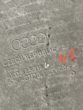 4K0825311 AUDI Rear Floor Body Rearward Splash Shield Guard #3 4K0825311 AUDI Rear Floor Body Rearward Splash Shield Guard #3