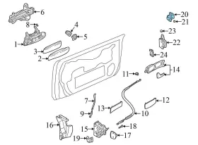 8E0831402 AUDI Front Right Upper Door Hinge A6 #3