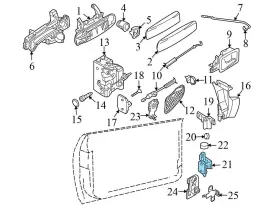 8E0831411B AUDI Front Left Lower Door Hinge S6 #3
