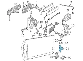 8E0831412E AUDI Front Right Lower Door Hinge S4 #3 8E0831412E AUDI Front Right Lower Door Hinge S4 #3