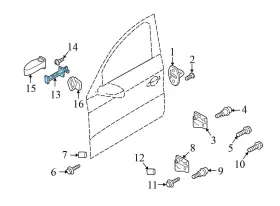 8R0837249D AUDI Front Door Check Rod Q5 #3