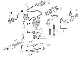 8V0833404E AUDI Tron Rear Right Upper Door Hinge A3 Sportback #3