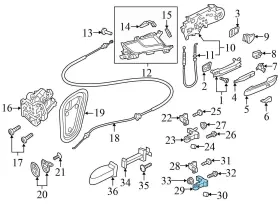 8W0831403A AUDI Left Door Hinge A5 #3