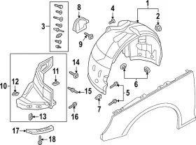 8W9-853-888-C AUDI Liner Extension 8W9-853-888-C AUDI Liner Extension