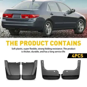 08P08SDA100 AUXITO Guards Splash Mud Flaps Front Rear Set #3