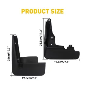 HOD1005 AUXITO Mud Flaps Splash Guards Front Rear E210 Toyota #3