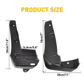 HOD1006 AUXITO Front Rear Splash Mud Flaps Guards Honda Civic #2