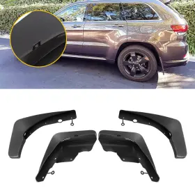 JE2001 AUXITO Mud Flaps Splash Guards Front Rear Set Jeep #3