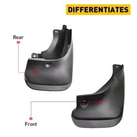 TO3004 AUXITO Mud Flaps Splash Guards Front Rear Toyota #2