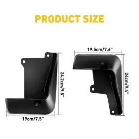 TOG1011 AUXITO Splash Guards Mud Flaps Front Rear Toyota #2