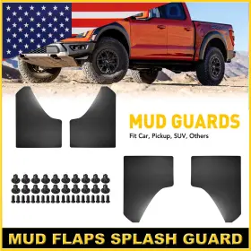 WWD-FXP-49841 AUXITO Splash Guards Mud Flap Set Car Kit Bmw