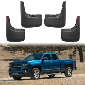BD-05-06082 BDFHYK Mud Flaps Splash Guards 1500 Chevy