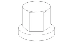 07-14-6-981-767 BMW Body Shield Retainer Nut