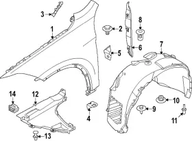 51-71-9-465-707 BMW Front Cover