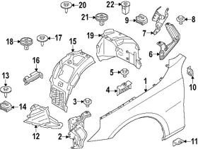 51-75-5-A03-6D3 BMW Liner Extension