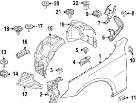 51-75-5-A03-6D4 BMW Liner Extension