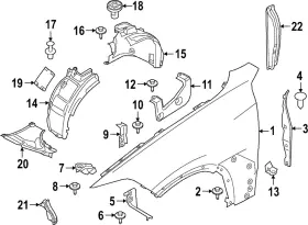 51-75-7-453-930 BMW Lower Panel