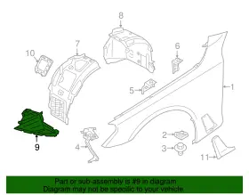 51-75-8-080-061 BMW Liner Extension #2