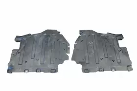 51758082067 BMW Front Rear Lower Undertray Splash Gaurd Set #3
