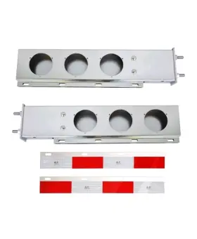 TBZ-13480S BOZZ TECH Tbozz Mud Flap Hanger Rear Bar Light