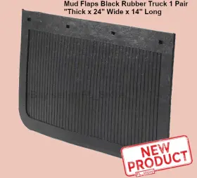B2414LSP BUYERS PRODUCTS MUD FLAPS Pack Rubber