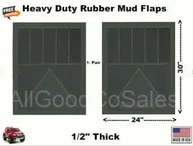 B30SPP BUYERS PRODUCTS MUD FLAPS Rubber