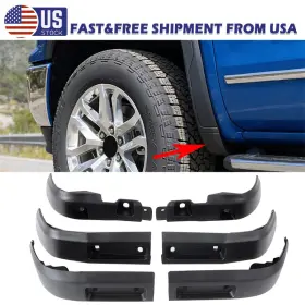 AT09004501 GMC Mud Flaps Delete Front Rear Splash Guard 1500 AT09004501 GMC Mud Flaps Delete Front Rear Splash Guard 1500
