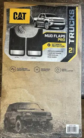 CAGD-080 CATERPILLAR Cat Mud Flaps Pro Front Rear