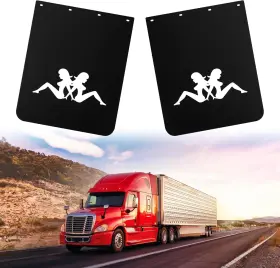 KUKU-CZ-0080 CPOWACE Mud Flaps Semi Polymer Anti Splash