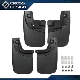 HT-03RSA2012ZBK CROSSDESIGN Rear Front Mud Flaps Guards