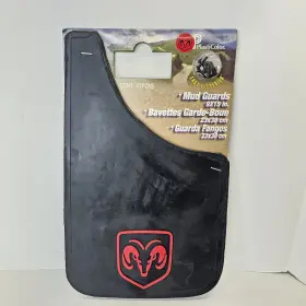 000509R01 DODGE Mud Flaps Splash Guard Rubber Left Right Ram