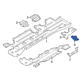 68607183AA DODGE OE Right Floor Pan Splash Shield Hornet