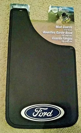 000506R01 FORD Mud Flaps Set Plasticolor Guards Fiberglass