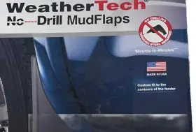 110117 FORD Weathertech Drill Mud Flaps Front Escape