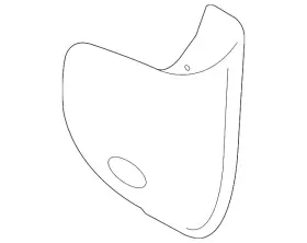 BE8Z-16A550-AC FORD ACCESSORIES Splash Guards Front Fiesta