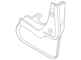 DT1Z-16A550-A FORD ACCESSORIES Splash Guards Front