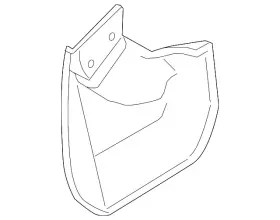 BK3Z-9928370-AA FORD Mud Guard