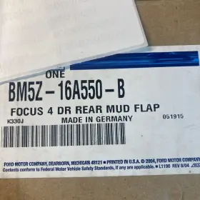 BM5Z-16A550-B FORD Rear Splash Guard Mud Flap Focus
