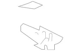 BR3Z-5411778-AA FORD Rear Deflector Mustang